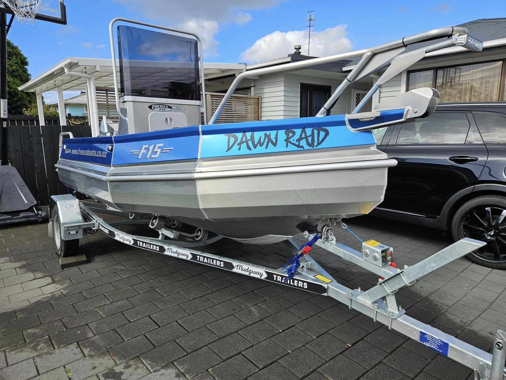 NZ Lure Masters prize boat 2023 received some extra additions