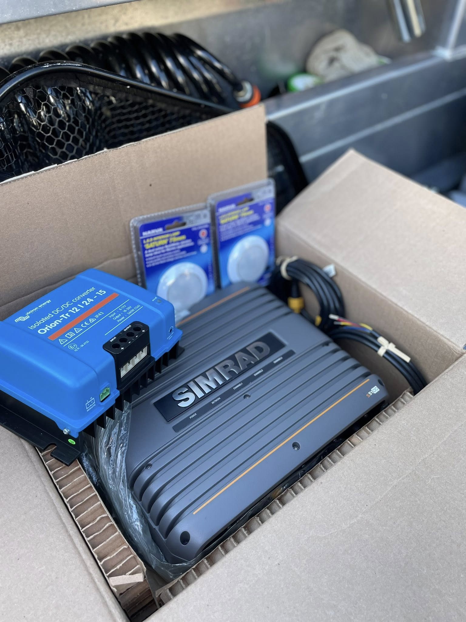 Osprey 515 sounder module upgrade, Simrad S5100.