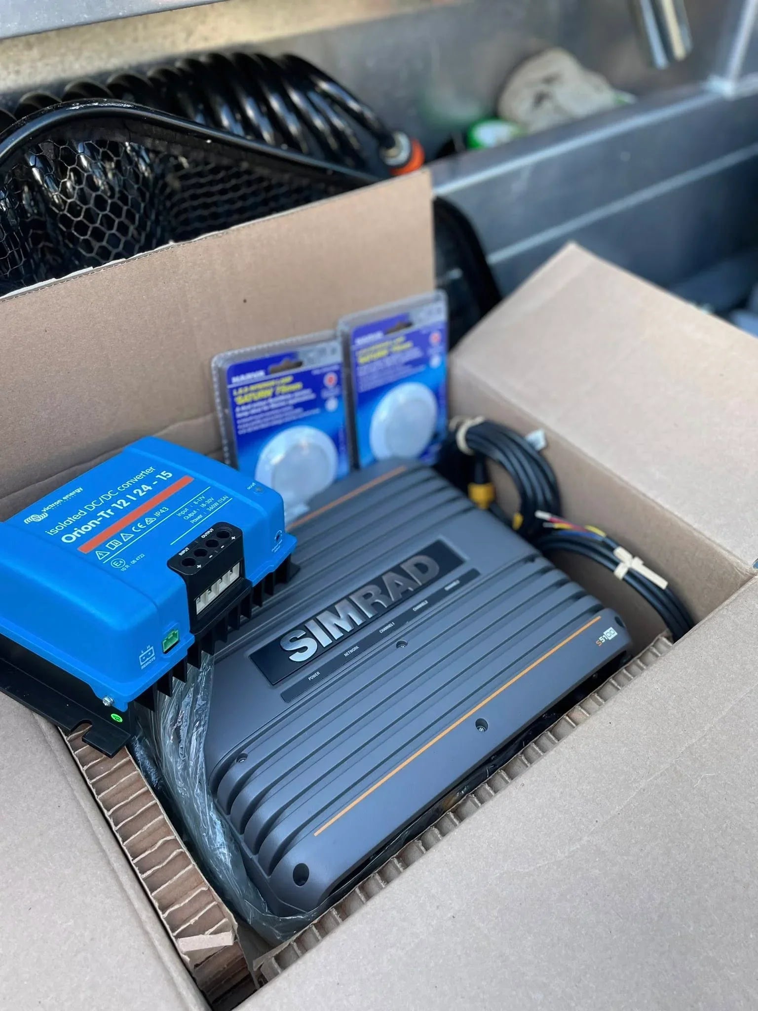 Osprey 515 sounder module upgrade, Simrad S5100.