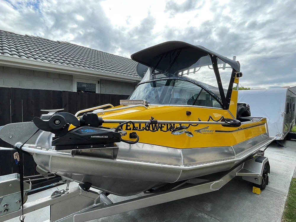 Osprey Boat Upgrade: Haswing GPS Trolling Motor & Lithium Power - East Coast Marine Electronics 