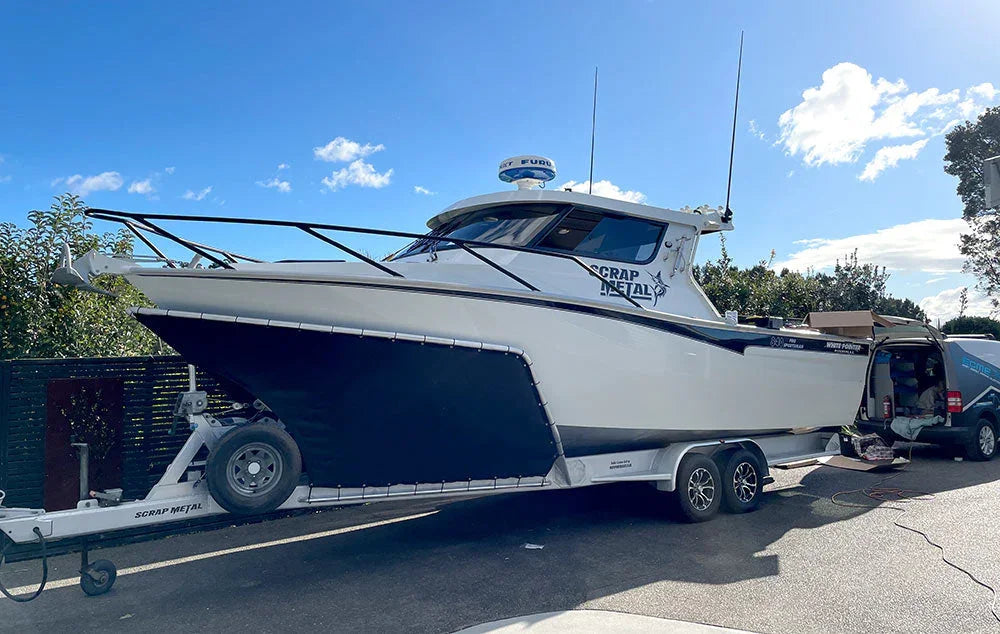 Furuno Radar Upgrade on White Pointer 840 Pro Sportsman