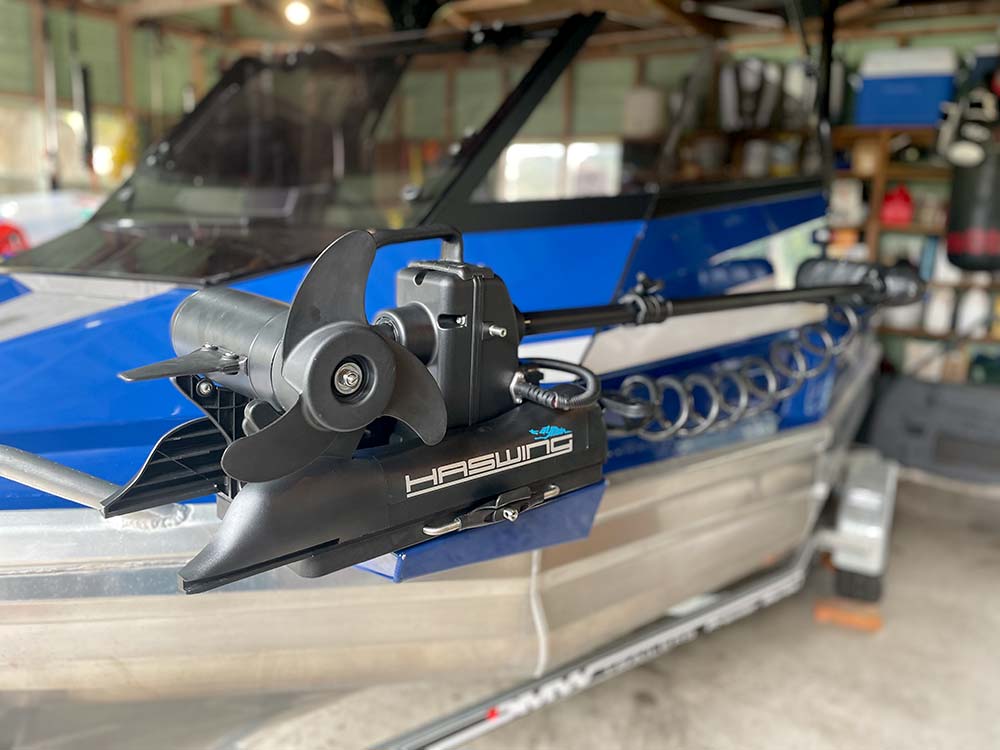 Haswing trolling motor on Stabicraft 1550 boat