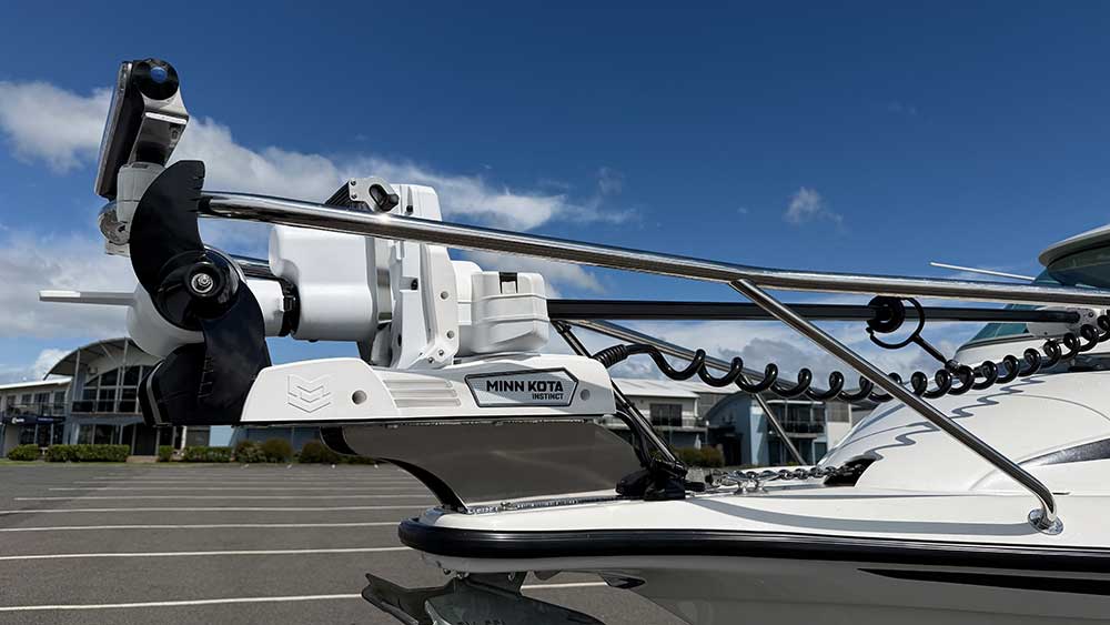 Minn Kota Instinct Quest 87” Trolling Motor Install on Rayglass 2350 - East Coast Marine Electronics 