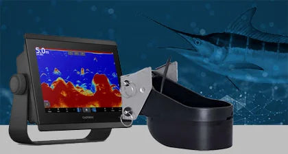 fishfinder with marlin