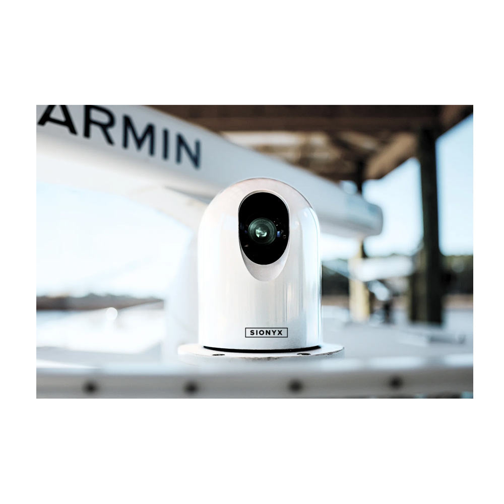 SIONYX Nightwave Digital White marine night vision camera with ultra-low-light full-colour imaging.