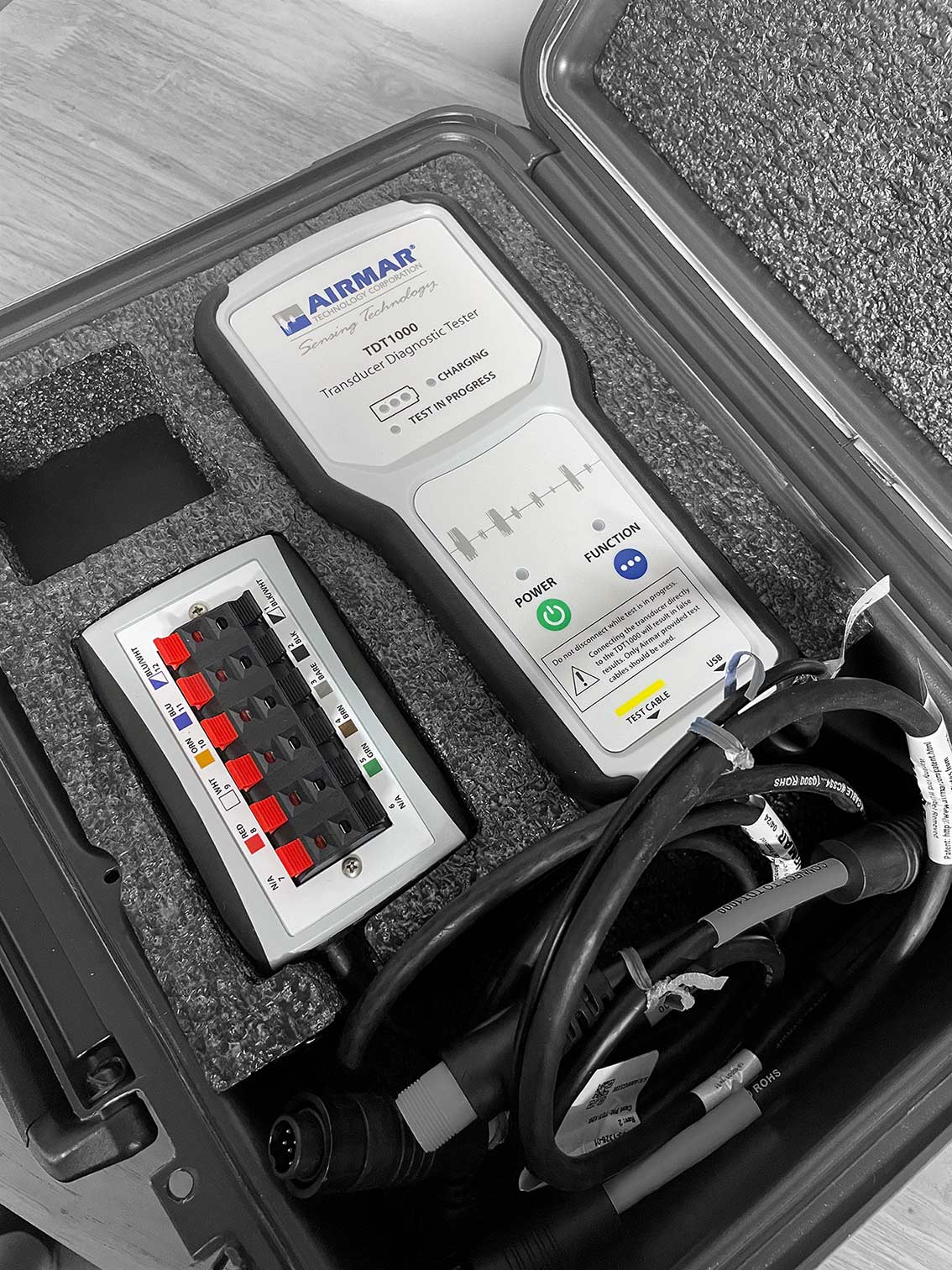 Airmar TDT1000 transducer test